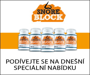 Snore Block – bylinný doplněk k chrápání