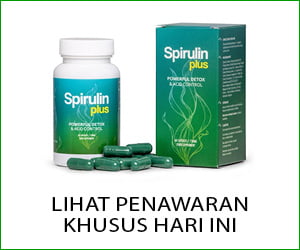Spirulin Plus – spirulina dan chlorella ditambah ekstrak herbal